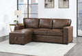 2pc reversible pop up sleeper w storage chaise