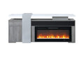 Zoro 76” fireplace w Bluetooth and LED