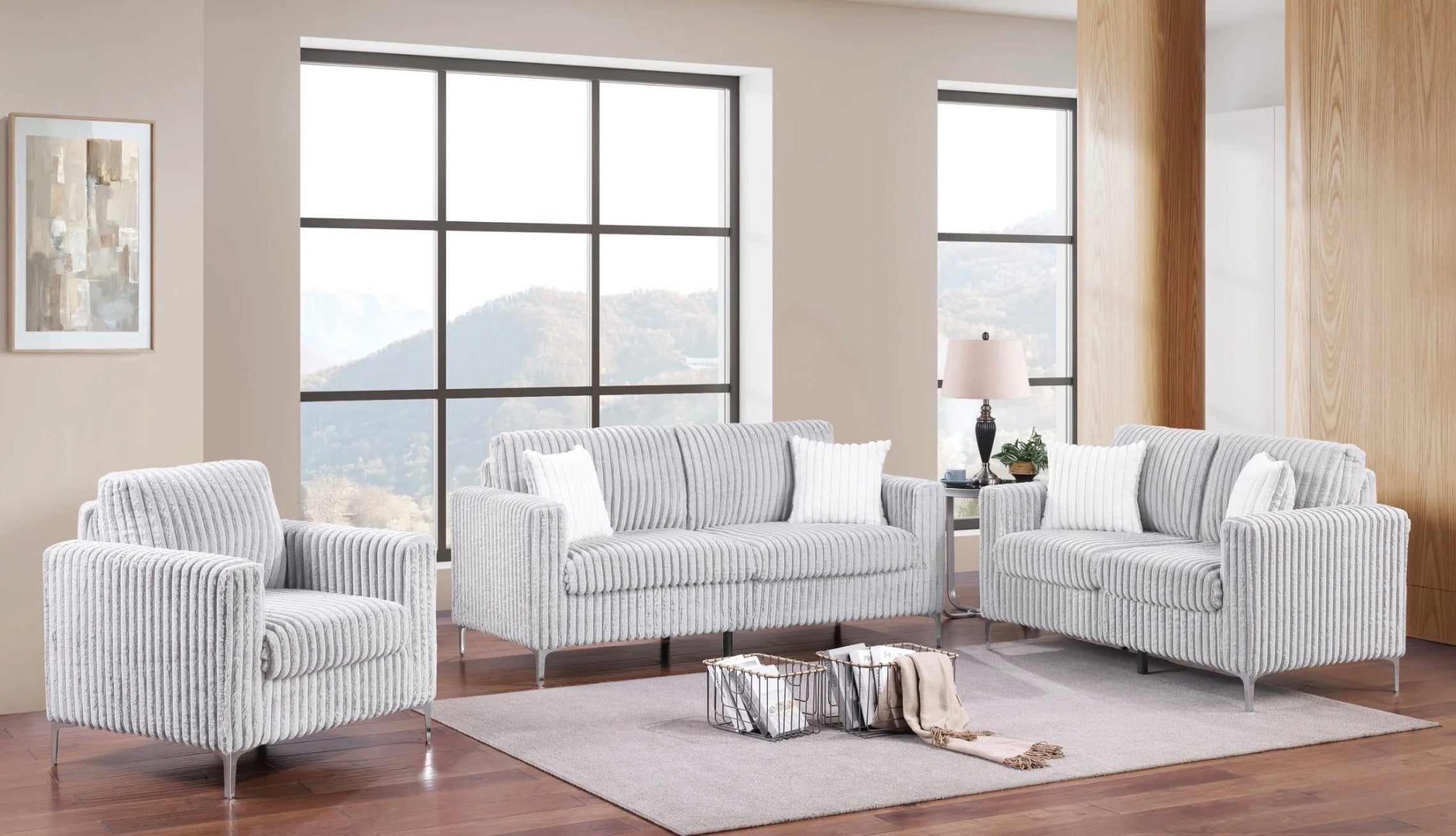 Velvet Corduroy sofa & loveseat